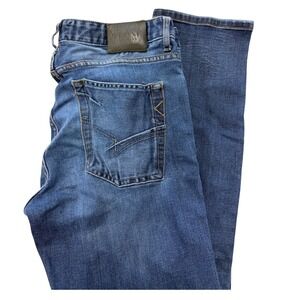 STONE REFINERY The Clyde Slim Straight Fit Mens Jeans 32x32 Blue Denim  BKE